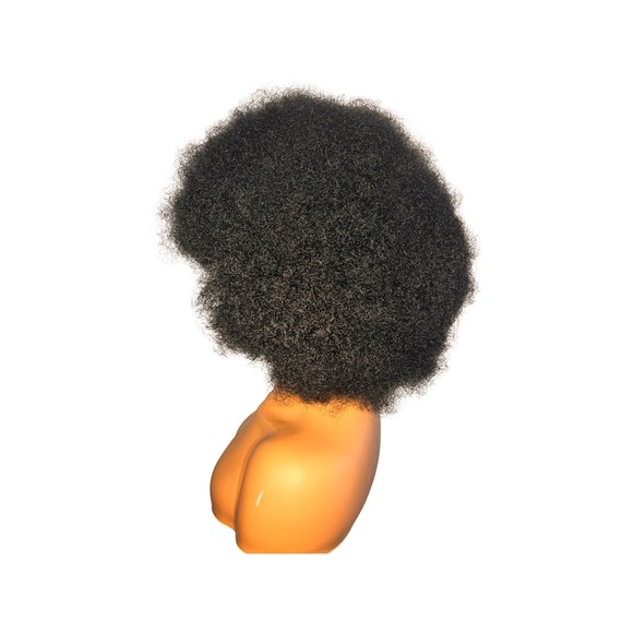 Women Short Afro Kinky Curly black Wigs Large Bouncy Soft Natural Synthetic - Picture 2 of 4